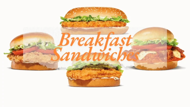 Burger King Breakfast Sandwiches