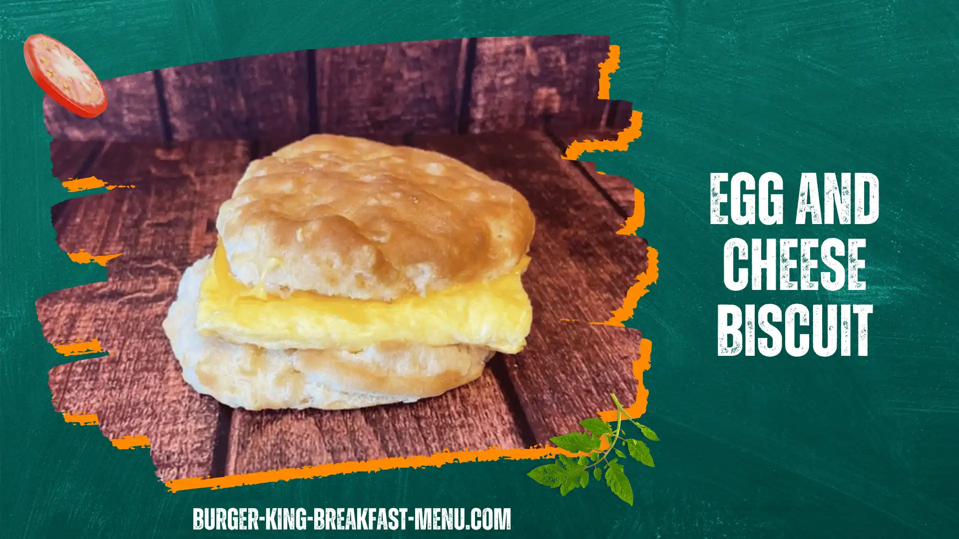 Egg and cheese biscuit
